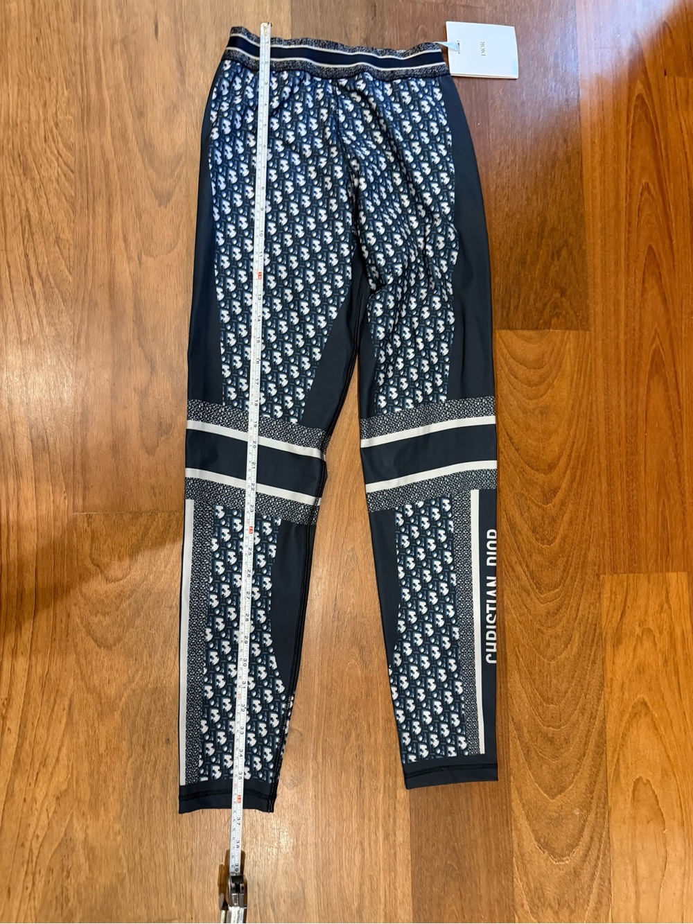 Dior Navy and White Logo-Pattern Girls' Leggings. BNWT. Never worn. - Picture 8 of 11